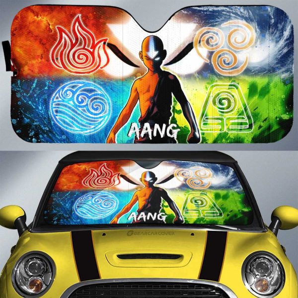 Aang Car Sunshade Custom Avatar The Last