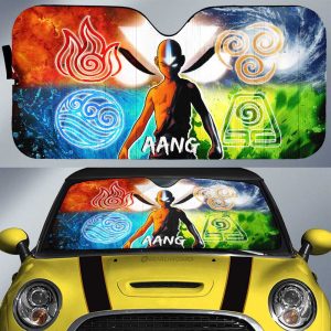 Aang Car Sunshade Custom Avatar The Last Airbender Anime