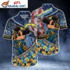 Adventurous Mascot – Los Angeles Chargers Mickey Heroic Hawaiian Shirt