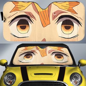 Agatsuma Zenitsu Car Sunshade Custom Car Accessories For Fans