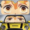 Agatsuma Zenitsu Car Sunshade Custom Demon Slayer Anime Car Accessories For Fans