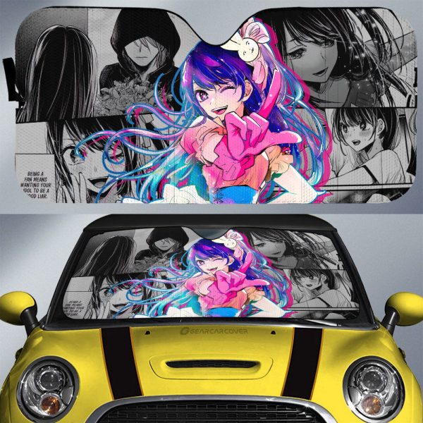 Ai Hoshino Car Sunshade Custom Anime Car Accessories