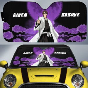 Aizen Sosuke Car Sunshade Custom Anime Bleach Car Accessories