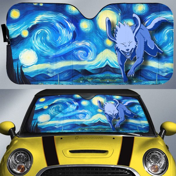 Akamaru Car Sunshade Custom Starry Night Styles