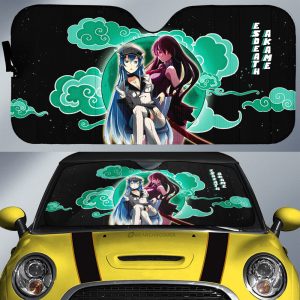 Akame And Esdeath Car Sunshade Custom Akame Ga Kill Anime