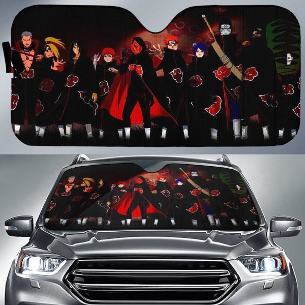 Akatsuki Anime Car Sunshade Custom Car Accessories