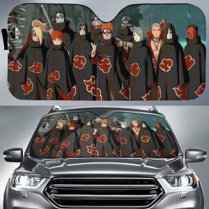 Akatsuki Clan Car Sunshade Custom Anime Car Accessories