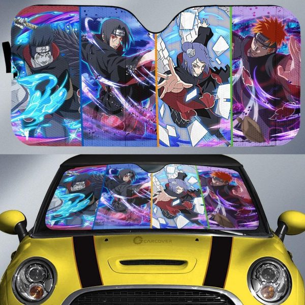 Akatsuki Members Car Sunshade Custom Anime Car Accessories