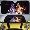 Akaza And Rengoku Car Sunshade Custom Demon Slayer Anime