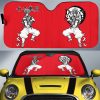 Akaza Car Sunshade Custom Demon Slayer Anime Car Accessories Manga Style For Fans