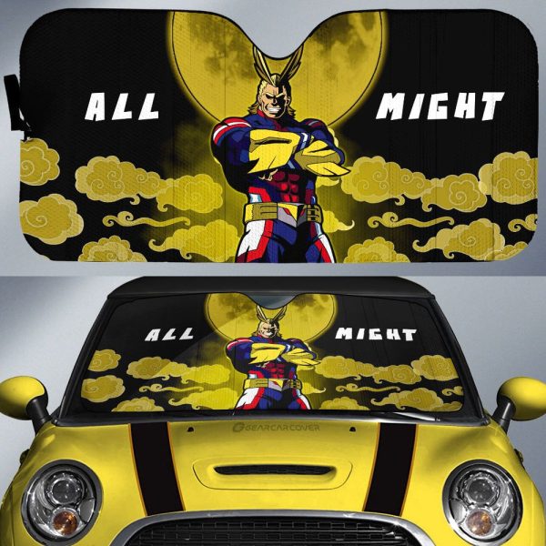 All Might Car Sunshade Custom Car Accessories