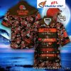 Aloha Endzone Cleveland Browns Hawaiian Shirt – Floral Night Football Fantasy