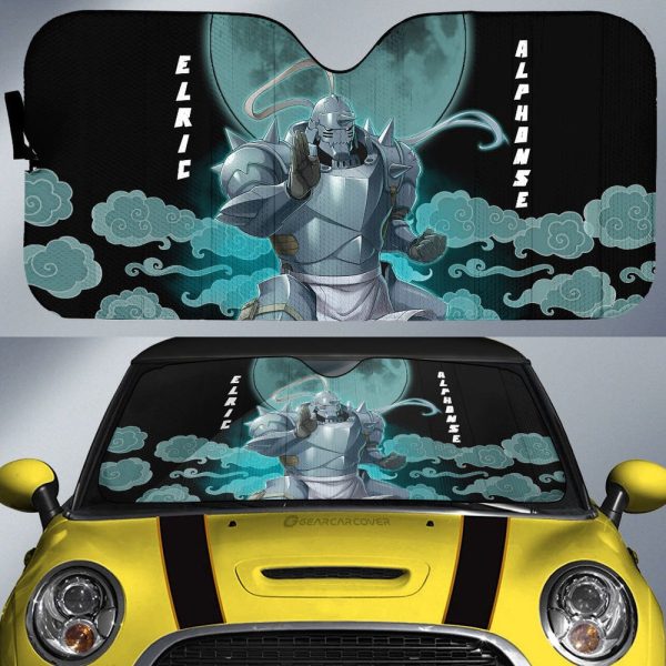 Alphonse Elric Car Sunshade Custom Fullmetal Alchemist Anime Car Accessories