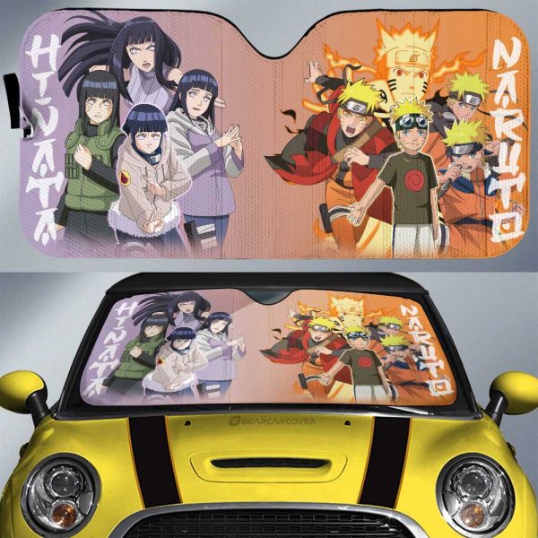 And Hinata Car Sunshade Custom Anime Car Accessories