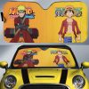 And Monkey D Luffy Car Sunshade Custom Main Anime Heros