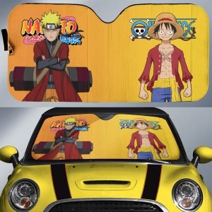 And Monkey D Luffy Car Sunshade Custom Main Heros