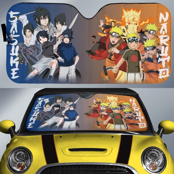 And Sasuke Car Sunshade Custom Anime Car Accessories