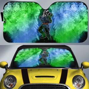 Android 17 Car Sunshade Custom Anime Car Accessories