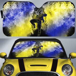 Android 18 Car Sunshade Custom Anime Car Accessories