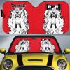 Android 18 Car Sunshade Custom Car Accessories Manga Style For Fans