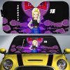 Android 18 Car Sunshade Custom Dragon Ball Anime Car Accessories