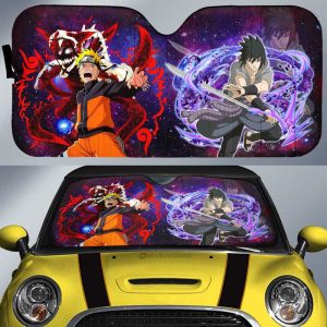 Anime Car Sunshade Custom And Sasuke Galaxy Style Car Accessories