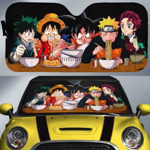 Anime Heroes Friends Car Sunshade Custom Car Interior Accessories