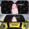 Anime Sexy Girl Code:002 Zero Two Car Sunshade Custom DARLING In The FRANXX Anime