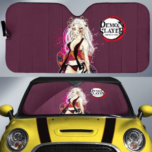 Anime Sexy Girl Daki Car Sunshade Custom Demon Slayer Anime