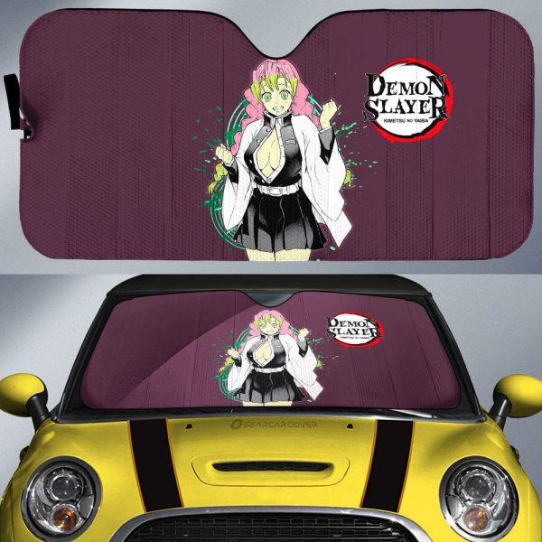 Anime Sexy Girl Kanroji Mitsuri Car Sunshade Custom Demon Slayer Anime