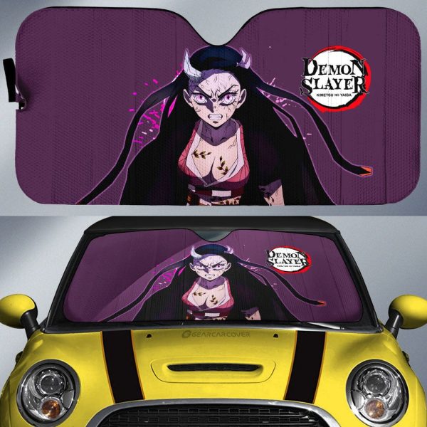 Anime Sexy Girl Nezuko Car Sunshade Custom Demon Slayer Anime