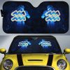 Aquarius Car Sunshade Custom Name Zodiac Car Interior Accessories