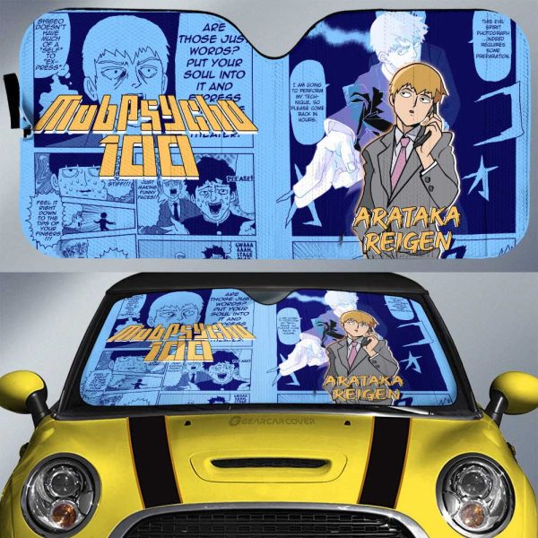 Arataka Reigen Car Sunshade Custom Mix Manga