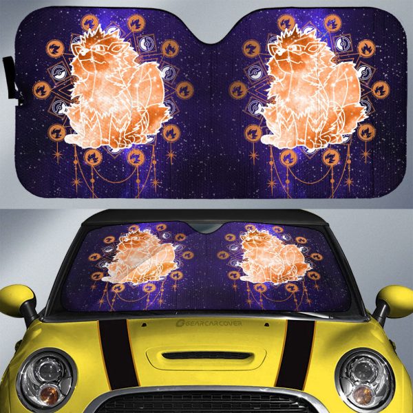 Arcanine Car Sunshade Custom Car Accessories