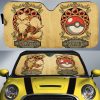 Arcanine Car Sunshade Custom Car Interior Accessories