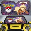 Arcanine Car Sunshade Custom Galaxy Manga Style