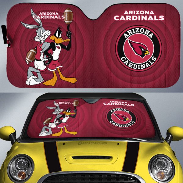 Arizona Cardinals Car Sunshade Custom Car Accessories