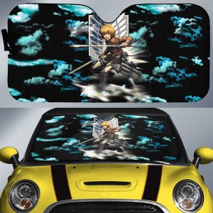 Armin Arlert Car Sunshade Custom Car Interior Accessories