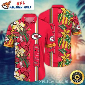 Arrowhead Floral Fiesta – KC Chiefs Hawaiian Shirt