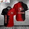 Artistic Assault 49ers Hawaiian Shirt – Brush Stroke Style