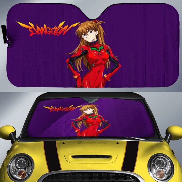 Asuka Langley Soryu Car Sunshade Custom NGE Car Accessories