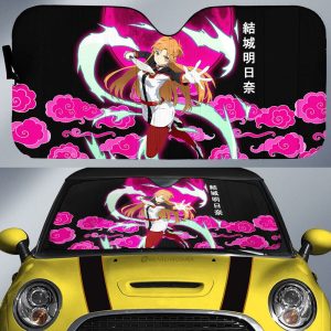 Asuna Yuuki Car Sunshade Custom Sword Art Online Anime Car Accessories