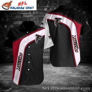 Atlanta Falcons Checkerboard Design Personalized Men’s NFL Hawaiian Shirt