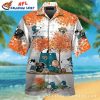 Autumn Leaves Snoopy And Friends Jacksonville Jaguars Aloha Shirt