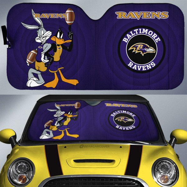 Baltimore Ravens Car Sunshade Custom Car Accessories