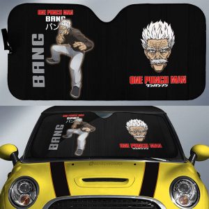 Bang Car Sunshade Custom One Punch Man Anime Car Interior Accessories