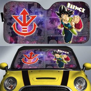 Bardock Car Sunshade Custom Car Accessories Manga Galaxy Style