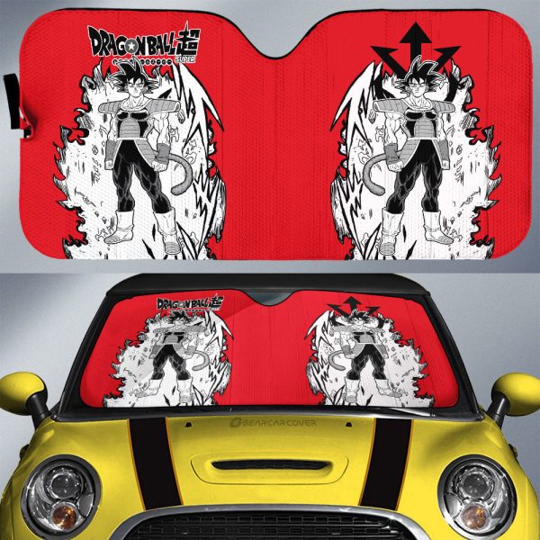 Bardock Car Sunshade Custom Dragon Ball Anime Car Accessories Manga Style