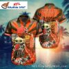 Beachside Baby Yoda Fan – Cleveland Browns Hawaiian Shirt