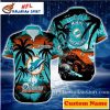 Beachside Blitz Miami Dolphins Custom Name Hawaiian Shirt